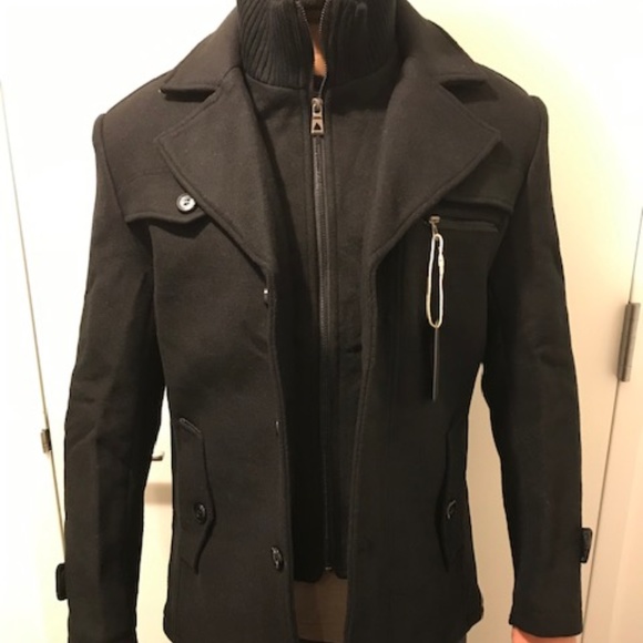 Leather & Cotton Ellis Peak Quilted Short Trench
